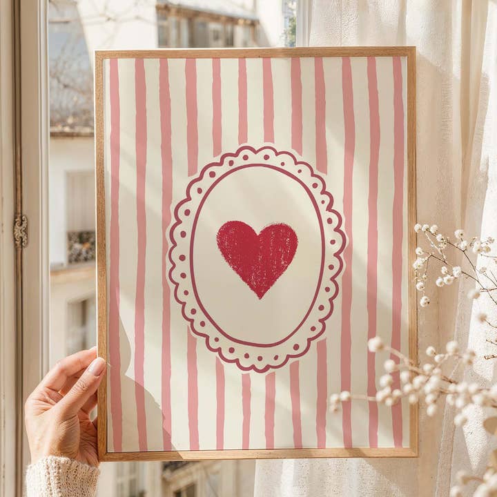 April Lane Art - Wholesale Art print - Heart Frame Print3