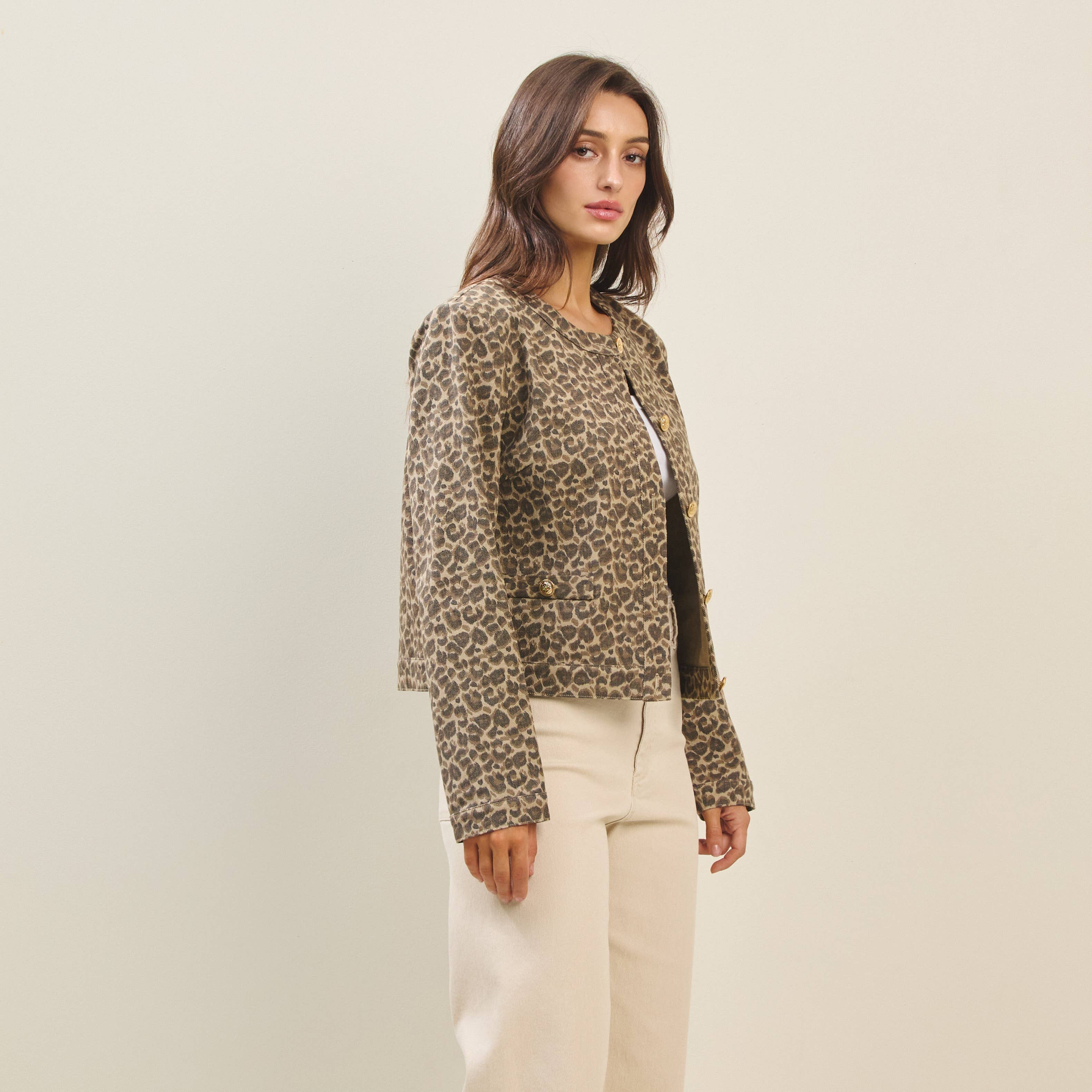 Leopard jacket for wholesale on Faire1