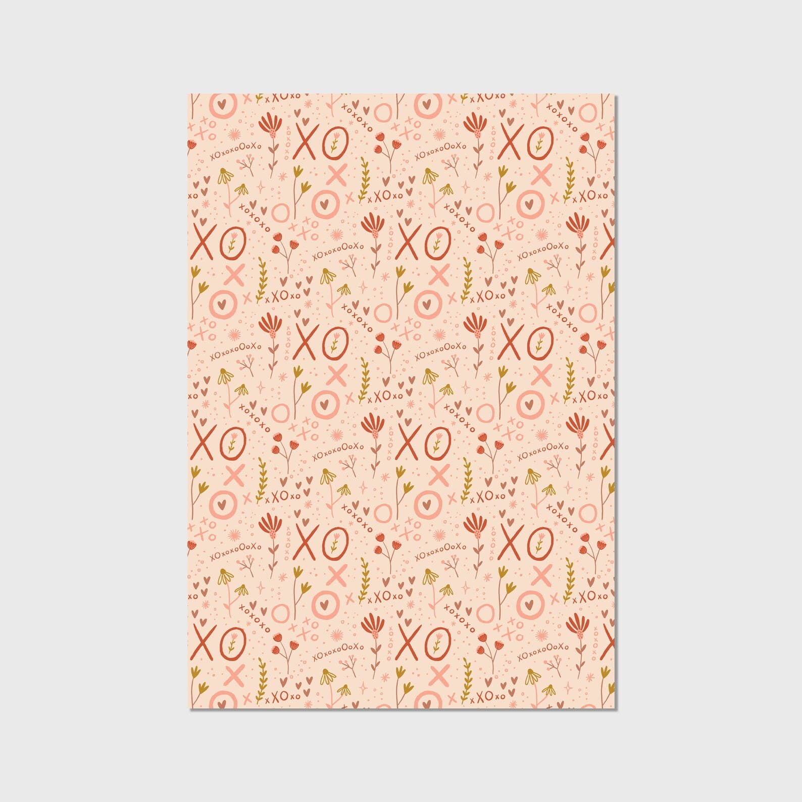 Abbie Ren Illustration – Großhandel Geschenkpapierrolle – Geschenkpapier zum Valentinstag, 3-Blatt-Rolle4