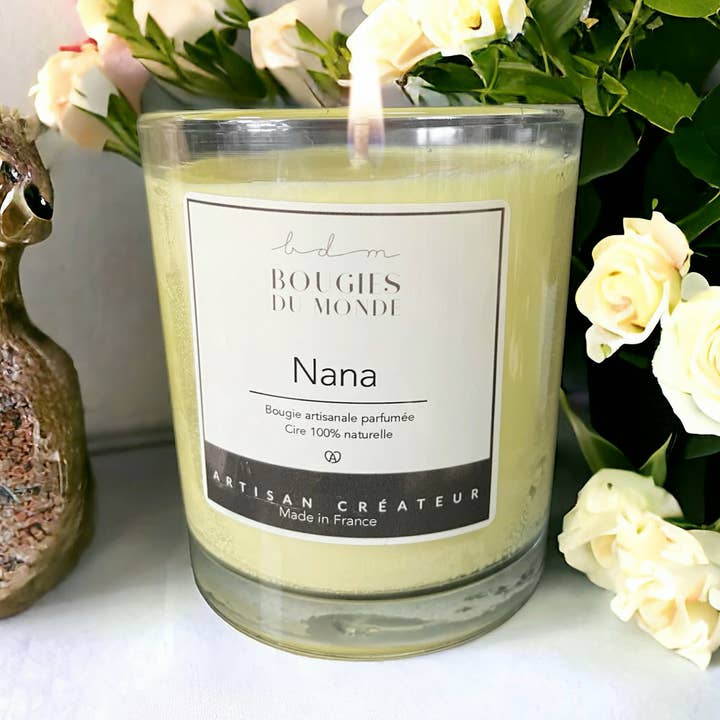 Nana Scented Candle (Violet, Raspberry) for wholesale by Bougies Du Monde