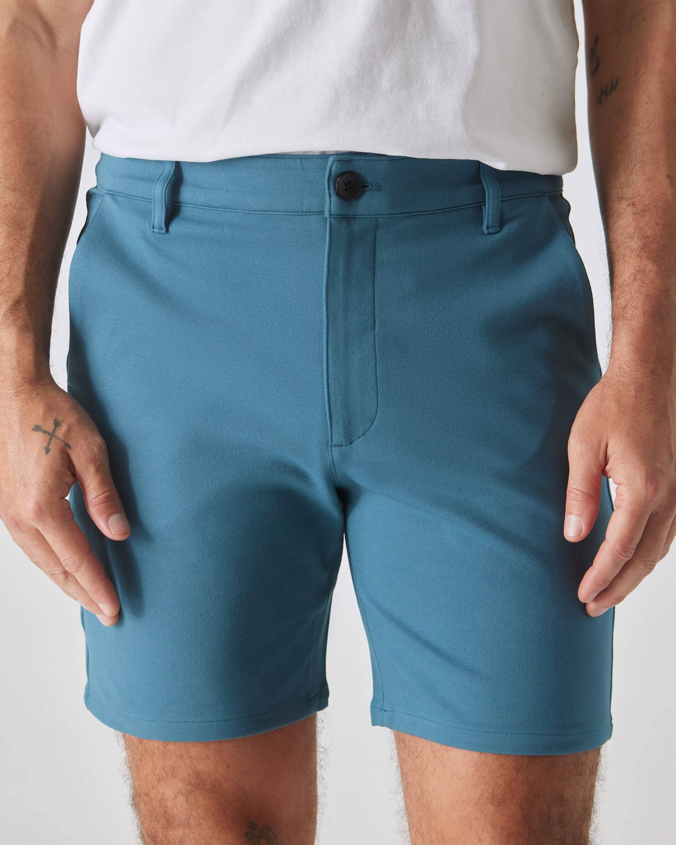 True Classic - Wholesale Shorts - Men's - 7" Sapphire Comfort Knit Chino Shorts4
