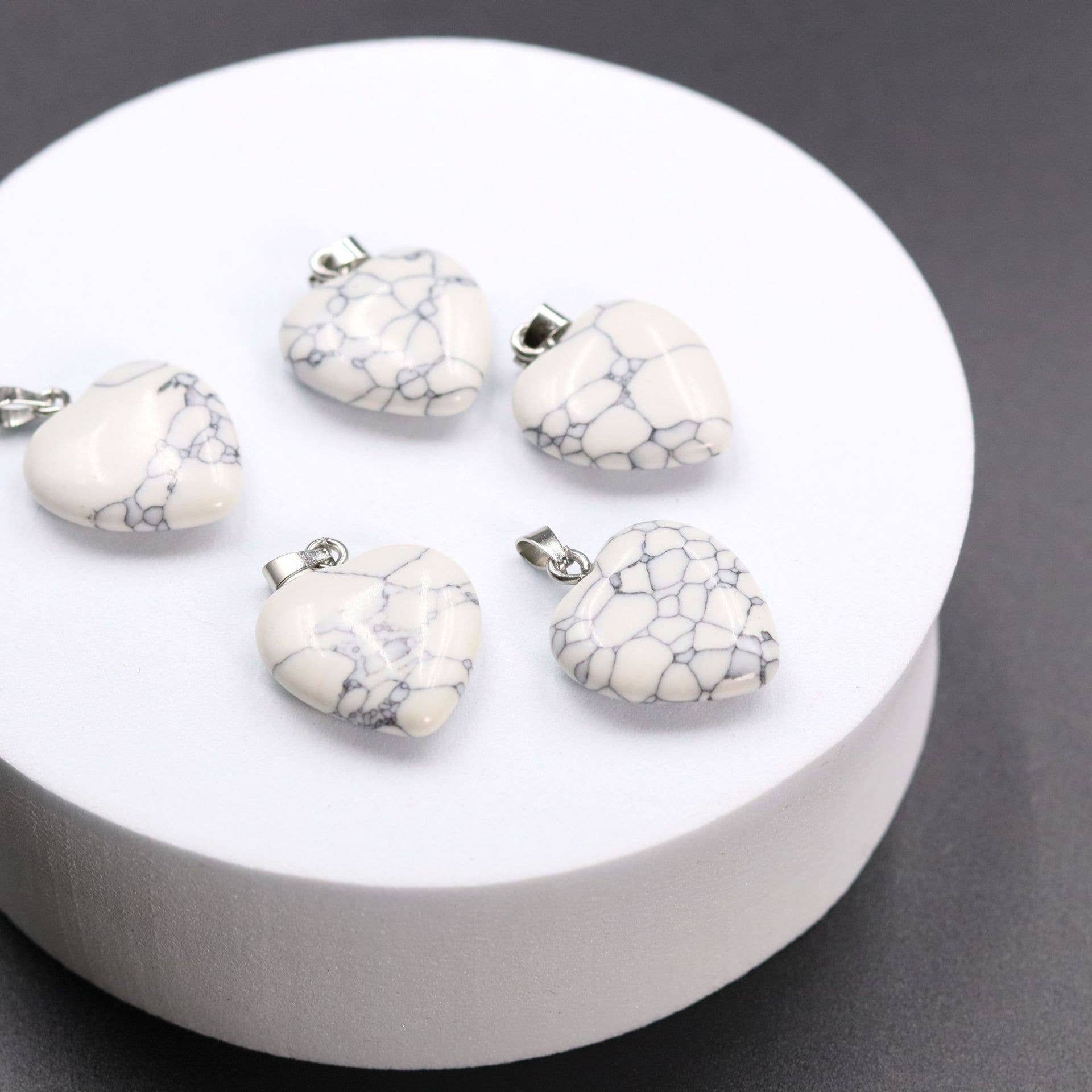 Gemcohub – wholesale Spiritual stone/crystal – Amethyst Pendant Agate Heart Necklace Natural Stone22