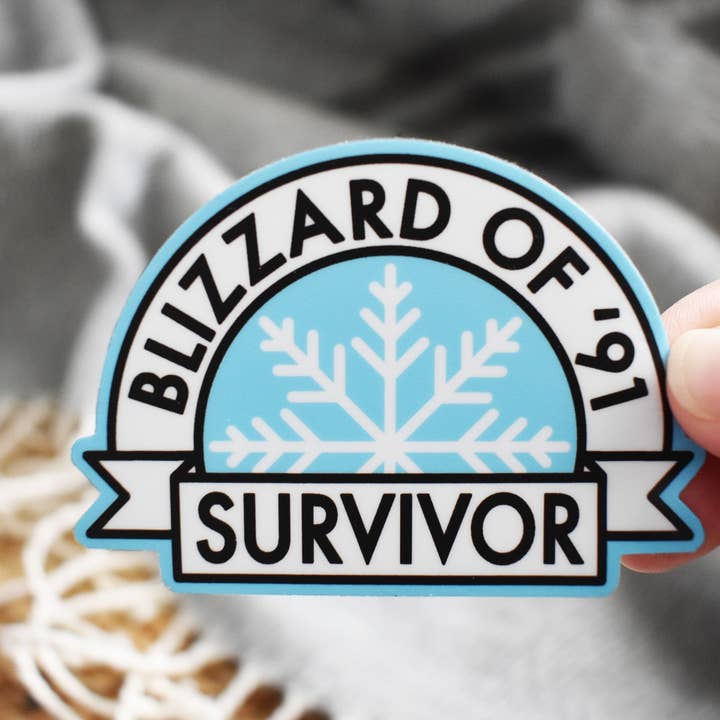 Wild North Co - Wholesale Sticker - Blizzard of '91 Survivor Sticker0