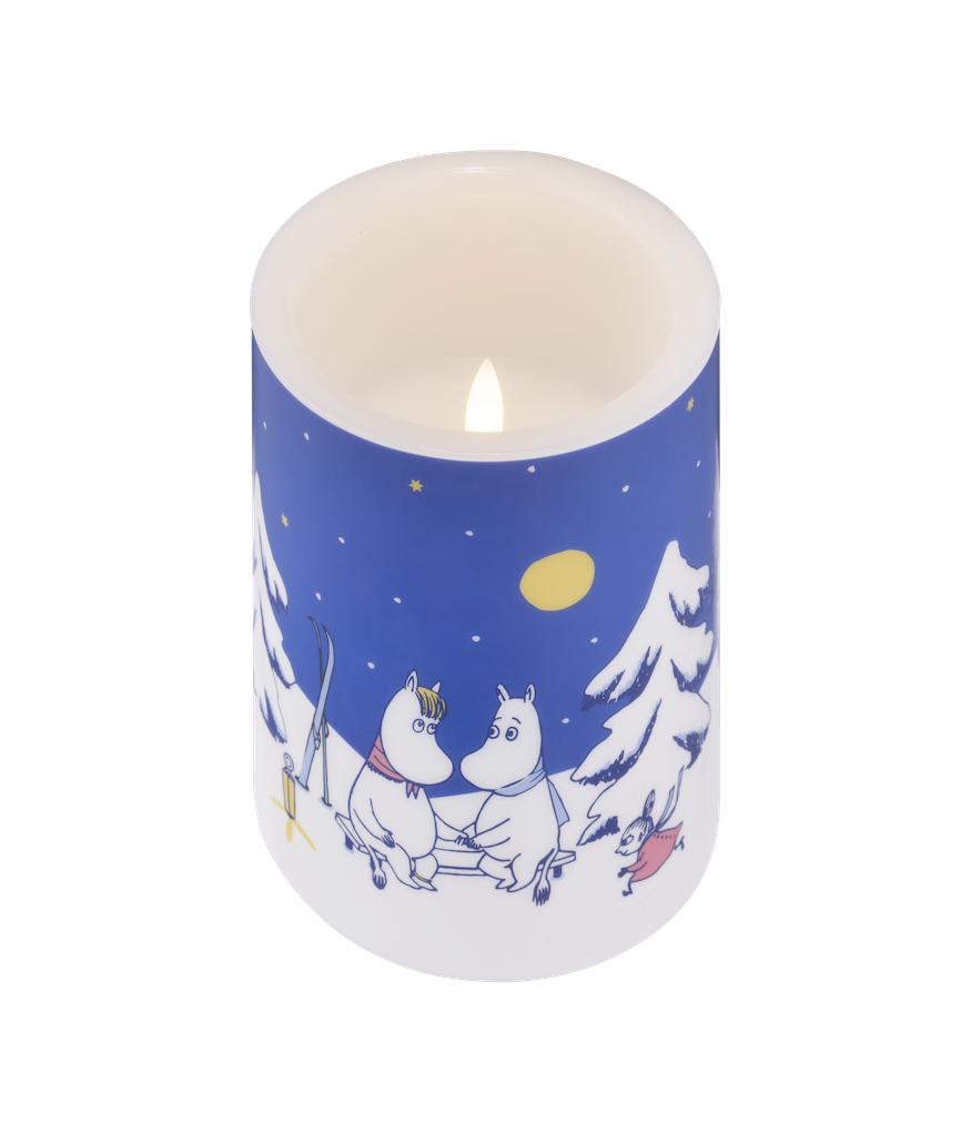 Treacle George (Muurla) – wholesale Flameless candle – MOOMIN | Christmas | LED Candle | Starry Night | 12.5cm3