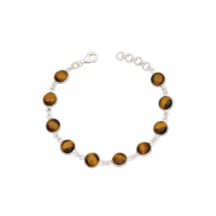 Elysia Gemstone Bracelet, Sterling Silver for wholesale by Suka Jewelry Store