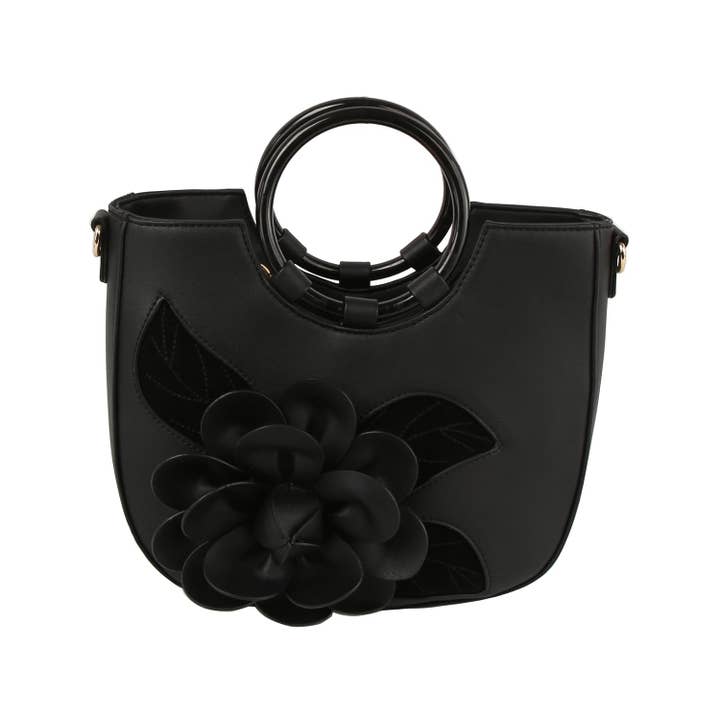 Handbag Express - Wholesale Tote bag – Women's - Raised Flower Tote Handbag1