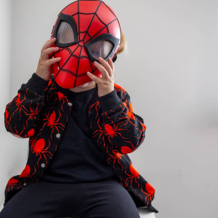 Unisex Spider Kids Bomber Jacket – Lightweight Fleece for wholesale by Fred & Noah