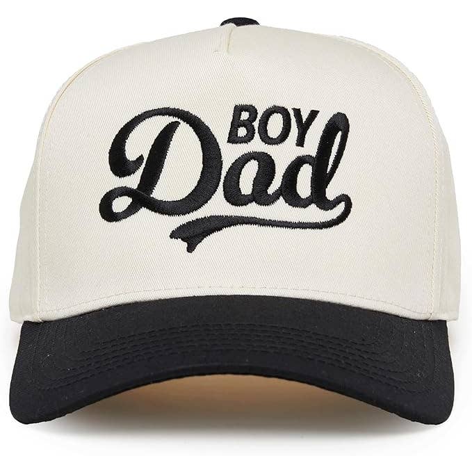 Funky Junque - Wholesale Baseball Cap - Men's - Two Tone Cap - Boy Dad - Black/Beige