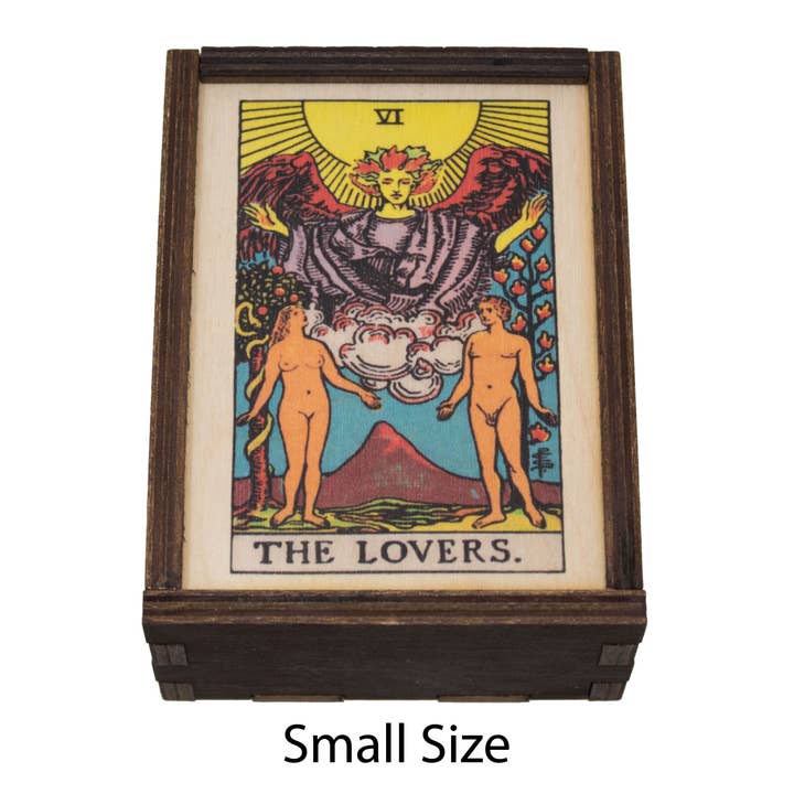 Most Amazing - Wholesale Decorative Box - Tarot - 6 - The Lovers Full Color Stash Box4