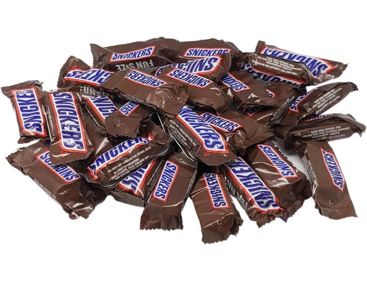 Long Island Candy Factory - Wholesale Chocolate bar - Snickers Fun Size Bars 5 POUND BAG0