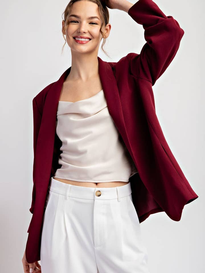 PL7848 - SJALSREVERS BLAZER for engroshandel hos Peace Love Line