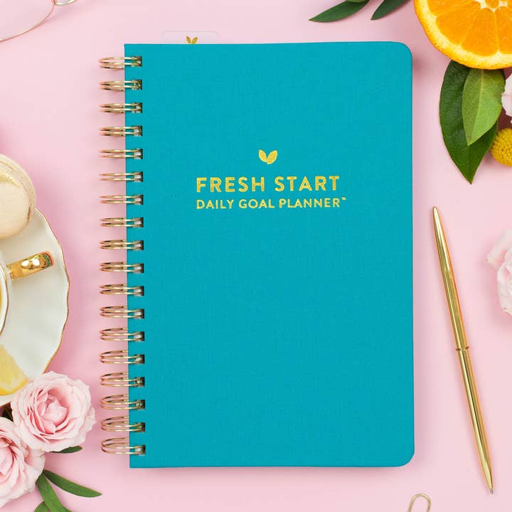Fresh Start Daily Planner | Undated (Ivy Spiral) for wholesale by The Daily Grace Co