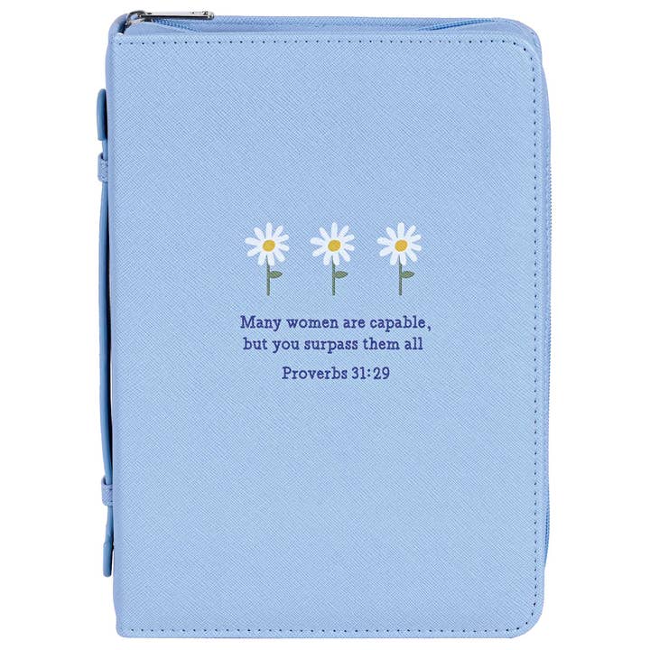 Dicksons - Wholesale Bible Cover - White Dove Bible Case Many Women Are Capable XLarge