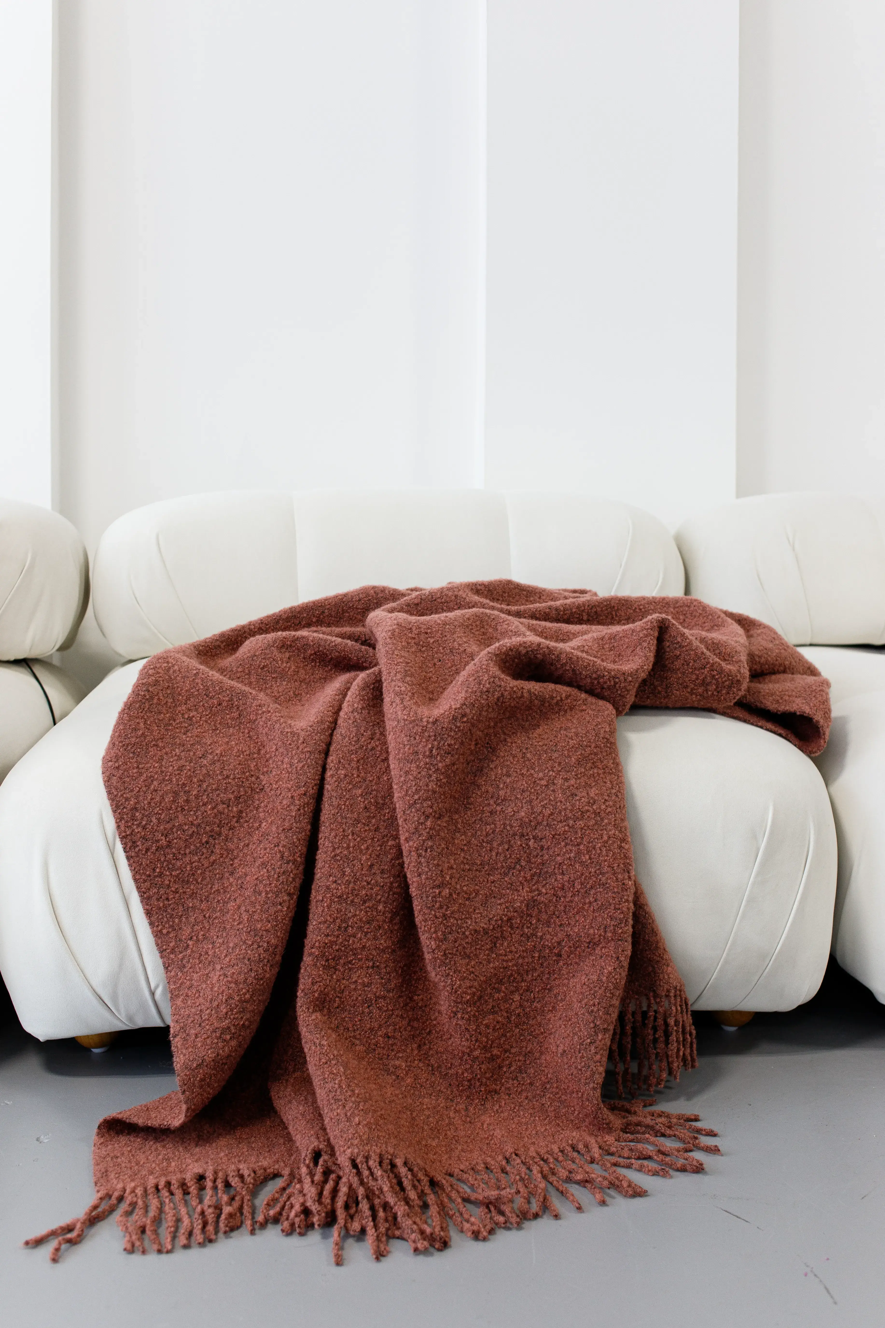 Linen Way Inc. - Wholesale Throw Blanket - Baldwin Wool Boucle Throw16