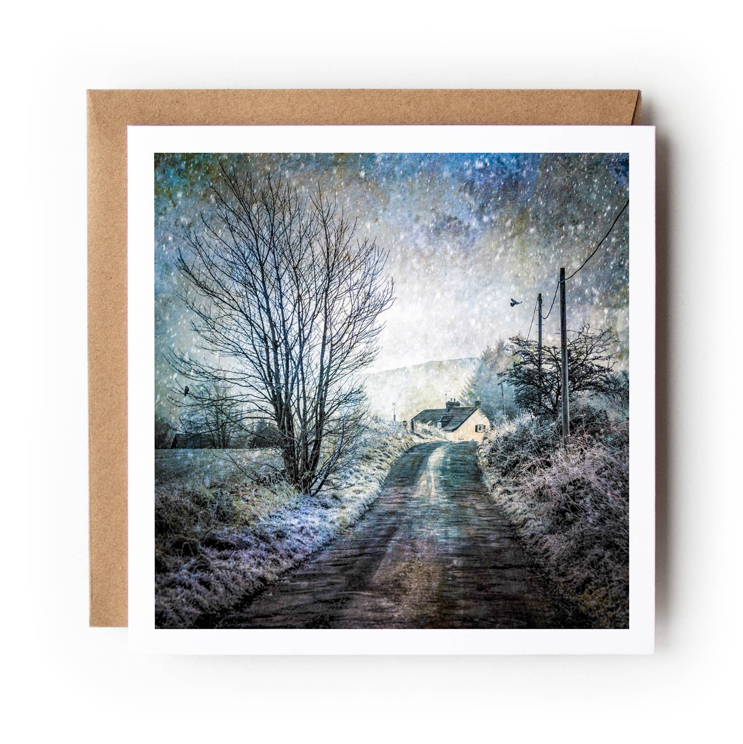 Ecosse Encaustics Cards - Wholesale Everyday Greeting Card - Kippen Winter0