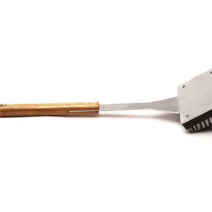 Fox Run Brands - Wholesale Grill cleaning brush - Outset Grande Verde Grill Brush with Replaceable Scraper,17"7