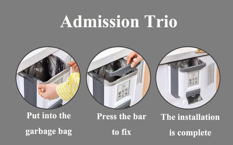 VIGOR – wholesale Rubbish can/Rubbish bin – High Quality Floating Wall-mounted Multi-functional Can Kitc4