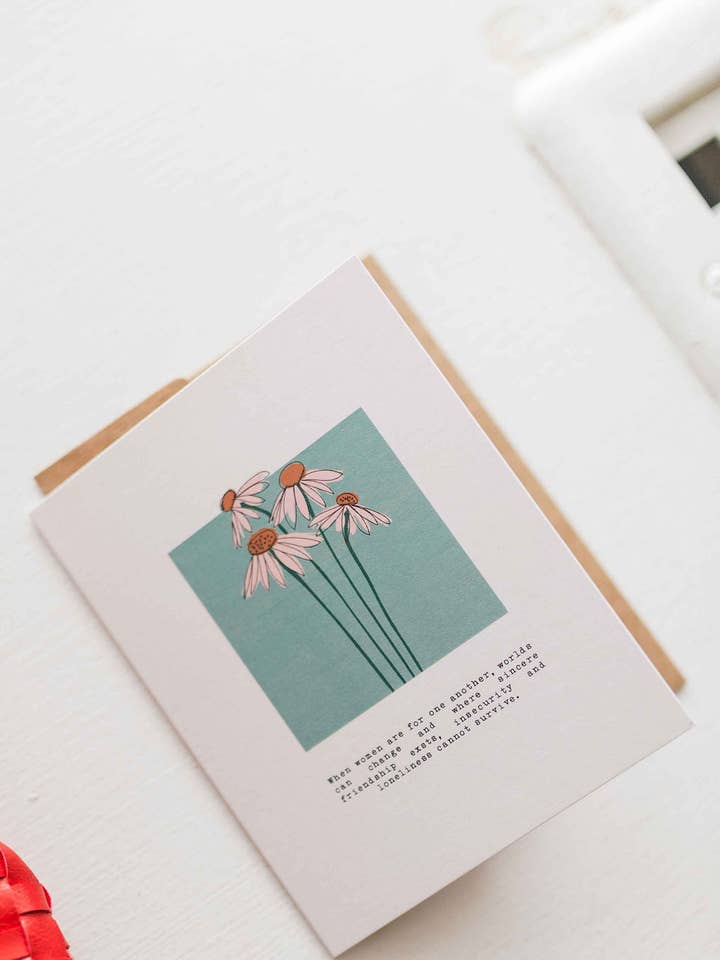 when women flower | card for wholesale by Ramble & Company
