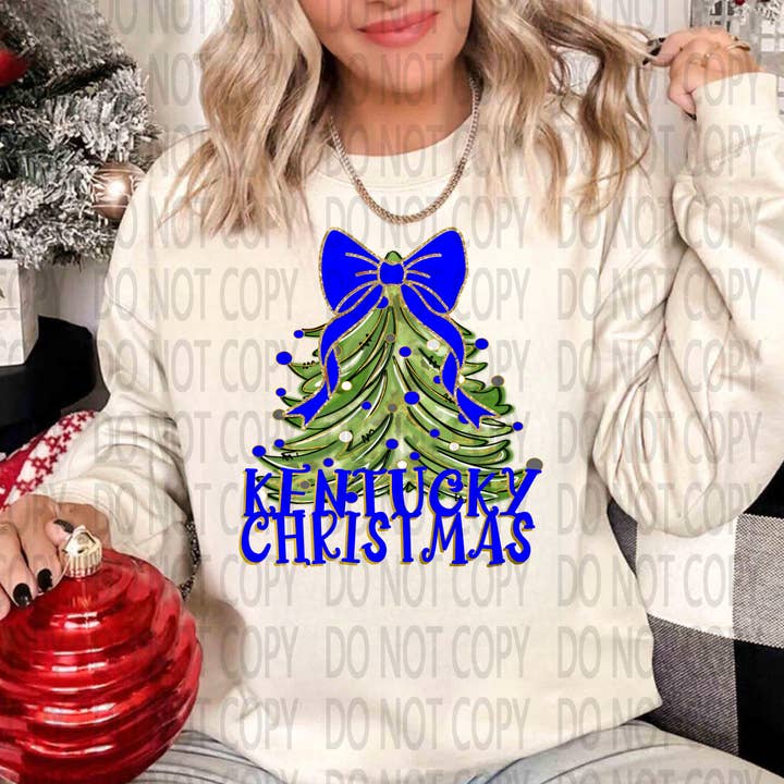 403 Designs - Wholesale Sublimation Transfer - Kentucky Christmas Tree- DTF Transfer