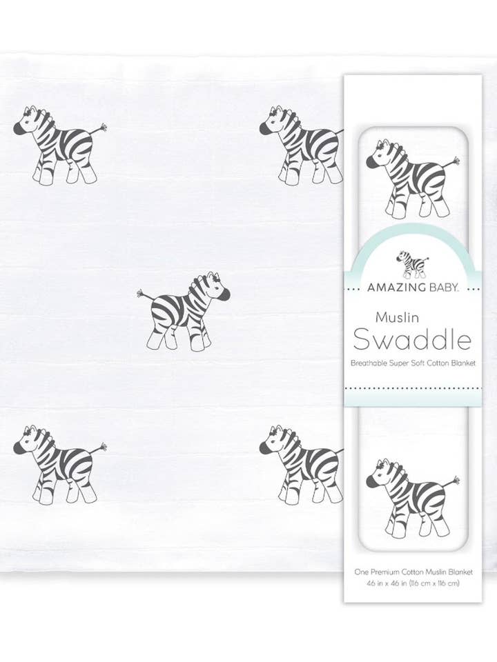 Superbe emmaillotage pour bébé en forme de zèbre pour la vente par Two Cute Boutique LLC