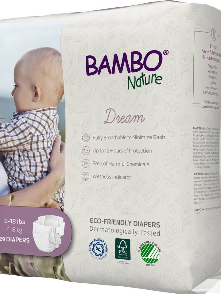 Bambo Nature USA - Wholesale Diaper (Cloth) - Baby - Bambo Nature Dream Baby Diapers Size 3