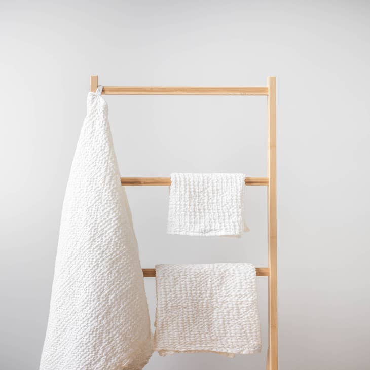 Linen Waffle Towel Set, AmourLinen