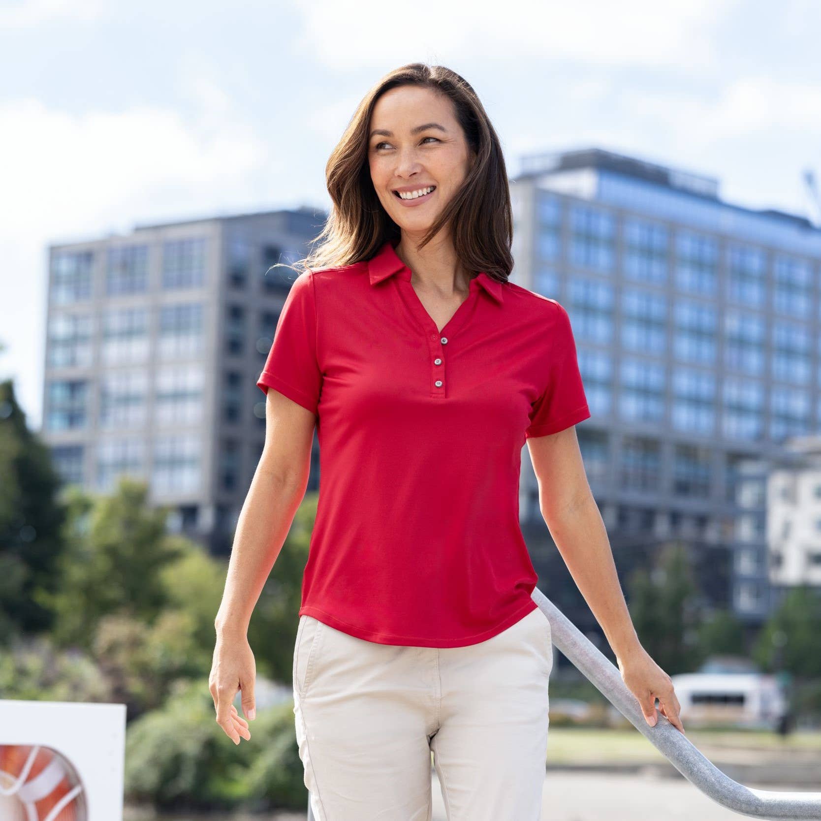 Cutter & Buck - Wholesale Polo - Women's - Cutter & Buck Forge Eco Stretch Womens Short Sleeve Polo49