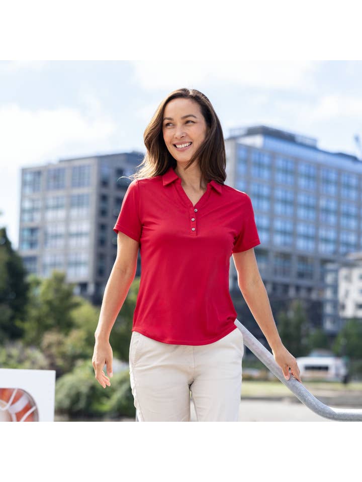 Cutter & Buck - Wholesale Polo - Women's - Cutter & Buck Forge Eco Stretch Womens Short Sleeve Polo49