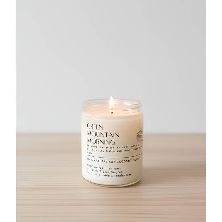 The BONDed Wick - Wholesale Jar/Filled Candle - Green Mountain Morning1