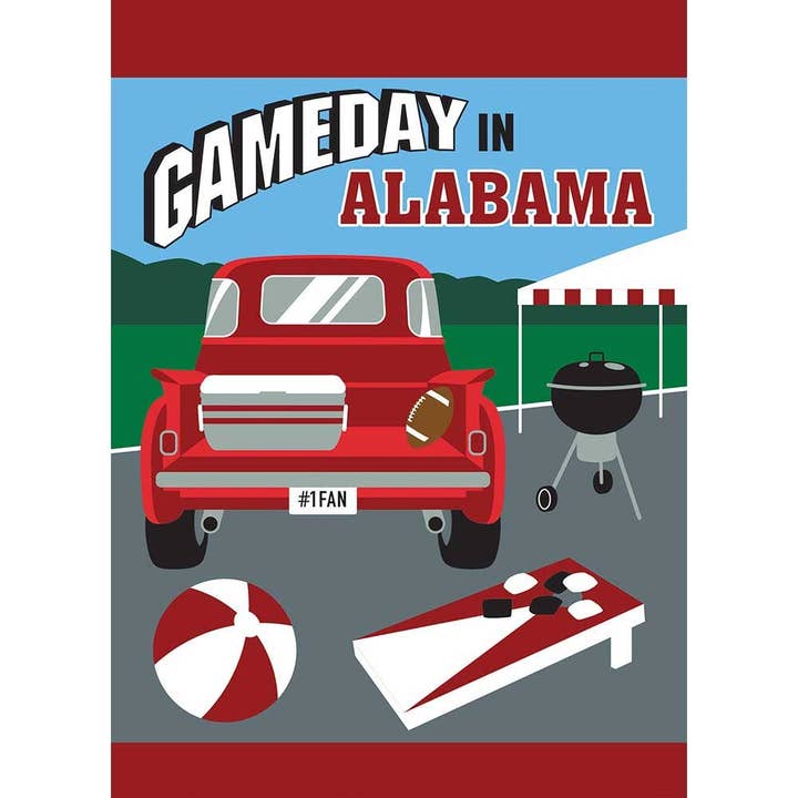 Dicksons - Wholesale Flag - 😲 Gameday In Alabama Crimson & White Garden Flag