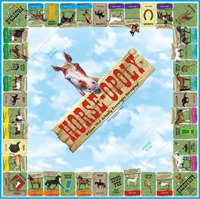 Cheatwell Games – wholesale Board game – Horse Opoly - The game that actually encourages horseplay!2