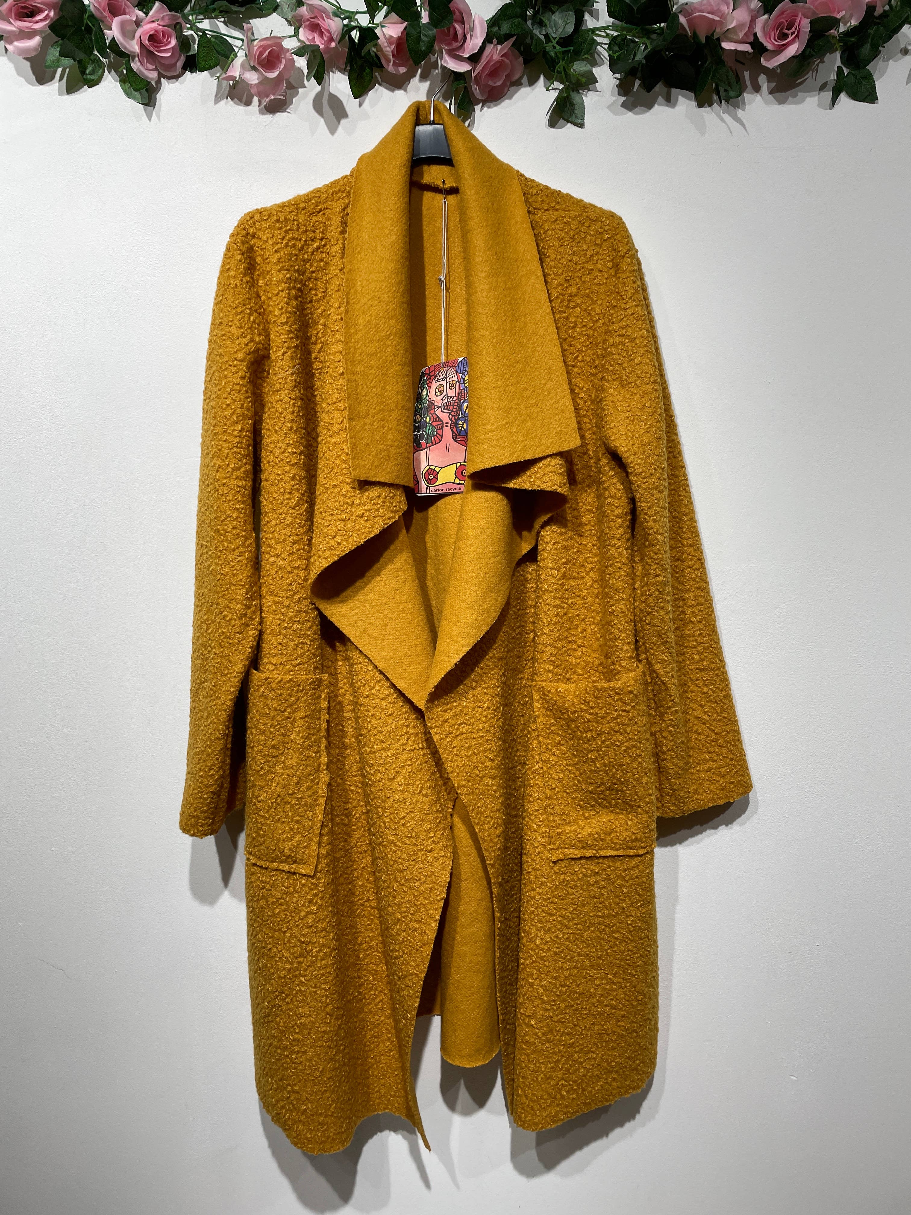 LINEN & COTTON HOUSE - Vente Manteau – femme - VESTE BOUCLETTE MATIERE RESPONSABLE + SIZE  35122 28