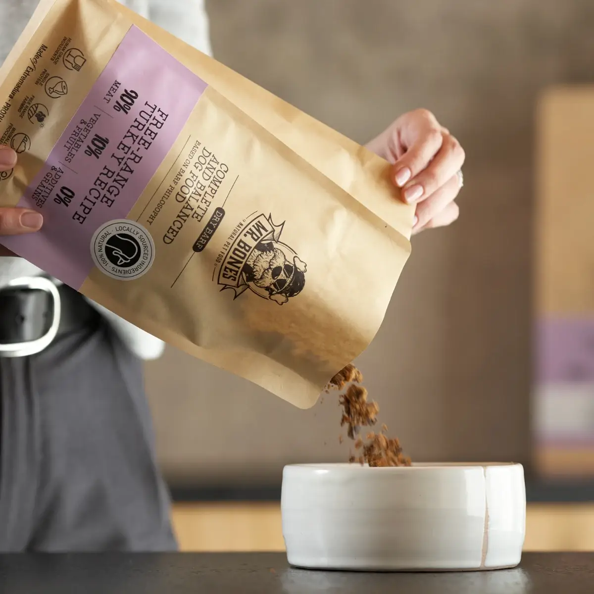 Mr.Bones - Natural Pet Products - Wholesale Pet Food - Dog - Dry BARF for dog- Free Range Turkey.1