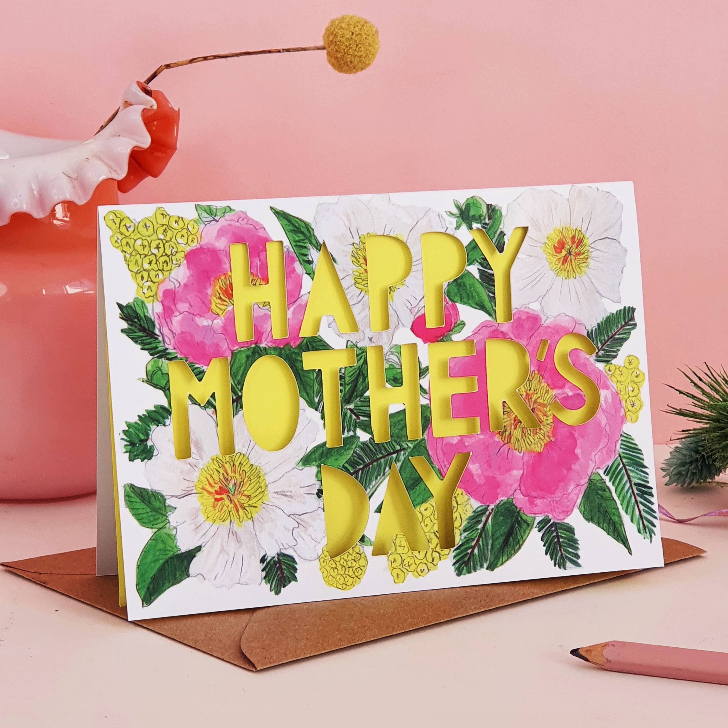 Große 8" 20 cm Mutter Geburtstagskarte oder Muttertag/jeden Anlass-Karte
