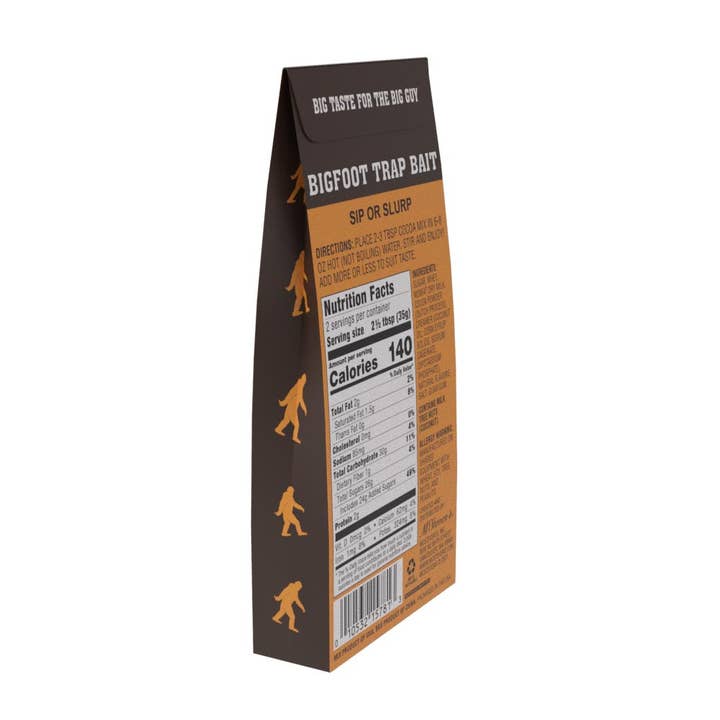 McSteven's - Wholesale Hot Cocoa Mix/Kit - Bigfoot Trap Bait Chocolate Soup (2.5oz Tent Boxes)8
