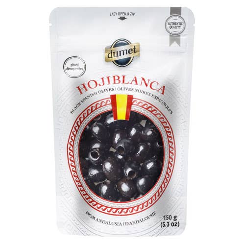 Dumet - Wholesale Olives - Hojiblanca Spain Black Olive, Pitted