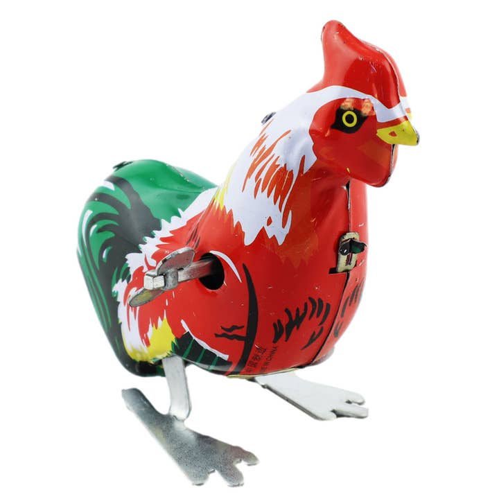 Tin toy rooster made of tin tin rooster for wholesale by Tribal Trade GmbH