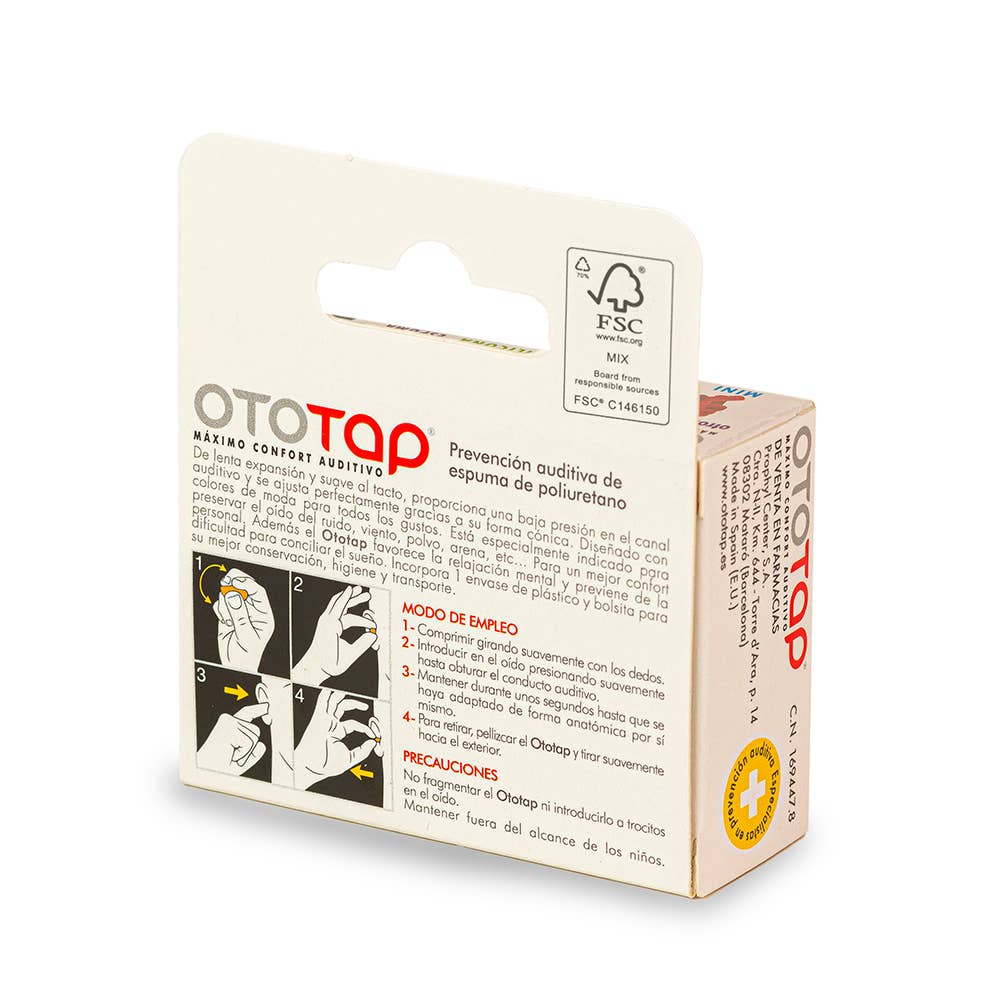 PROPHYL CENTER SA - Wholesale Earplugs - Foam earplugs. Brand Ototap.2