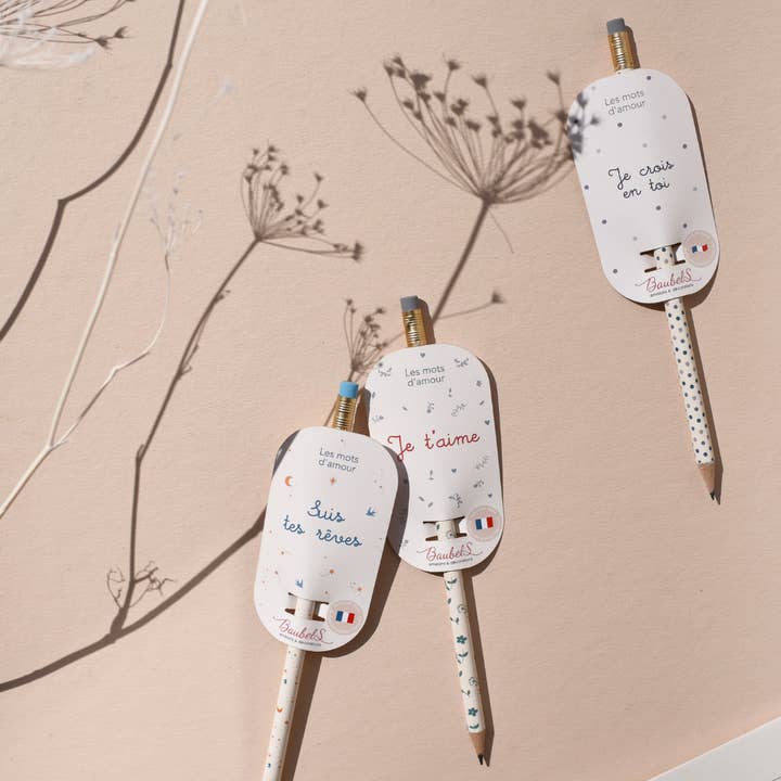 Baubels - Wholesale Crayons - Kids & Baby - Follow your dreams paper pencil - Les Mots d'Amour2