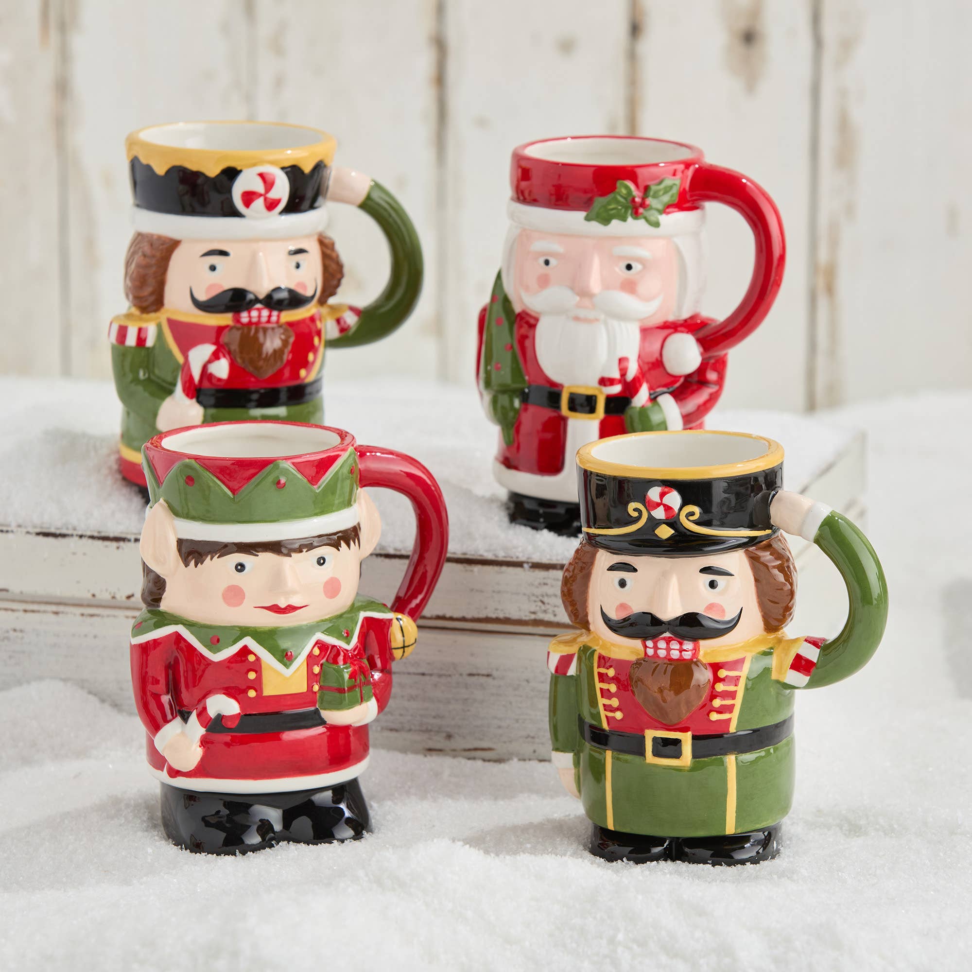 Certified International - Wholesale Coffee Mug - Nutcracker Parade 3-D Mugs 18 oz. asst.6