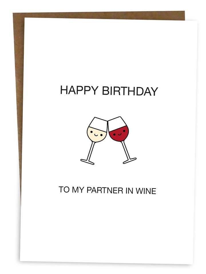 Happy Birthday Card Pun Cute For Partner Best Friend Sister for wholesale by BYANIKA