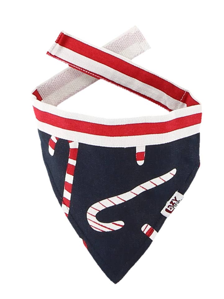 Candy Cane Dog Bandana for wholesale by Lazy One