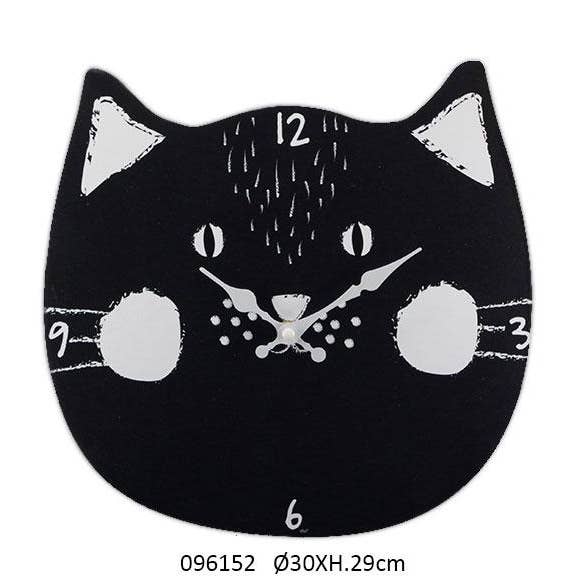 Kattenklok 'Dark' Ø30 x H. 29 cm voor wholesale door Faye