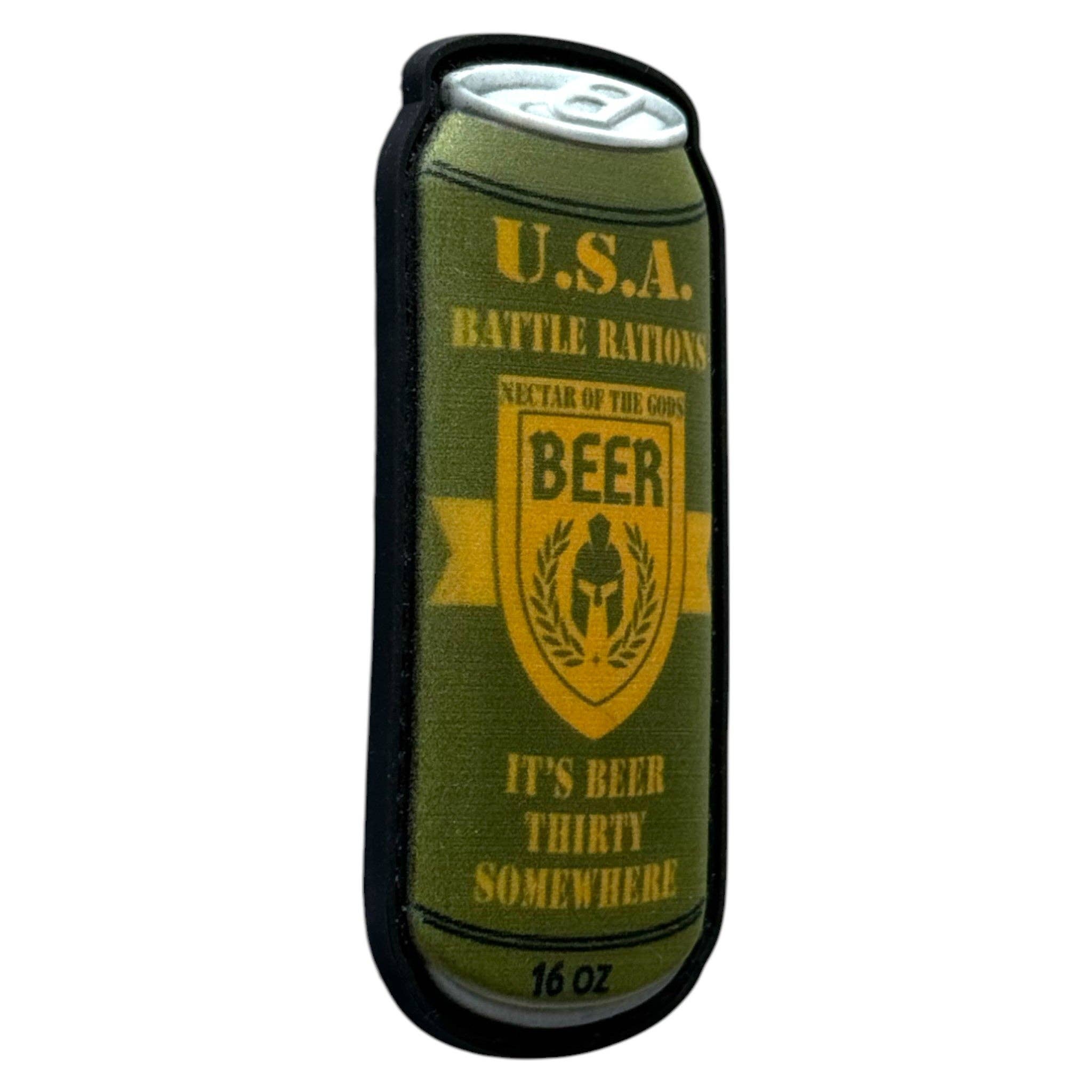 ARTPATCHES - Wholesale Patch - Battle Rations Beer Can — PVC Patch1