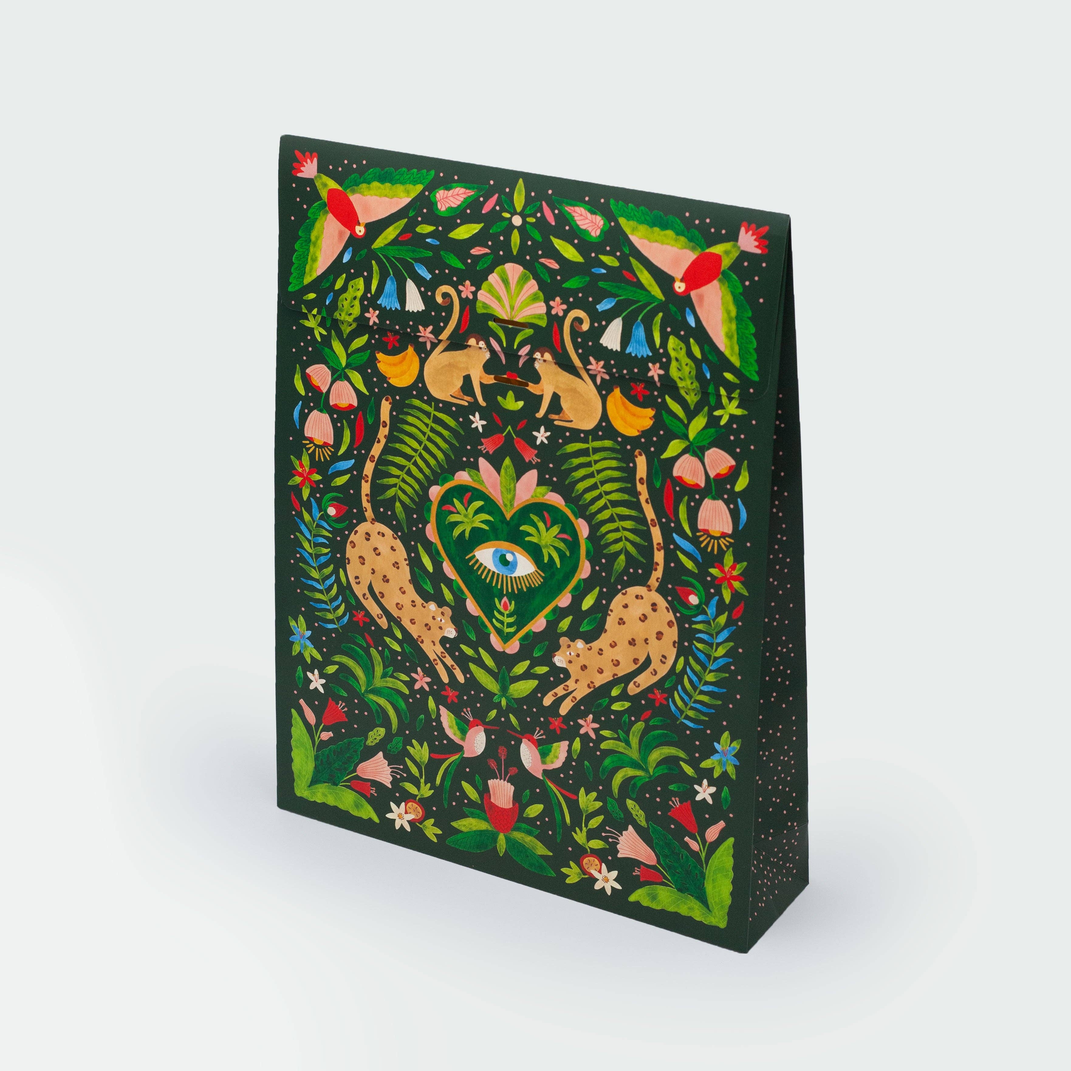 ALL THE WAYS TO SAY - Europe - Wholesale Gift Bag - Green jungle - Gift bag2