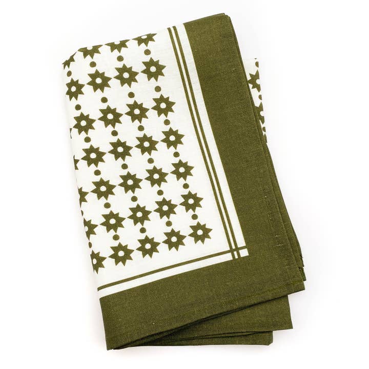 Stelle Khaki Geschirrtuch 100% Leinen Geschirrtuch. Jeder Entwurf ist für den Großhandel von Kiran Ravilious