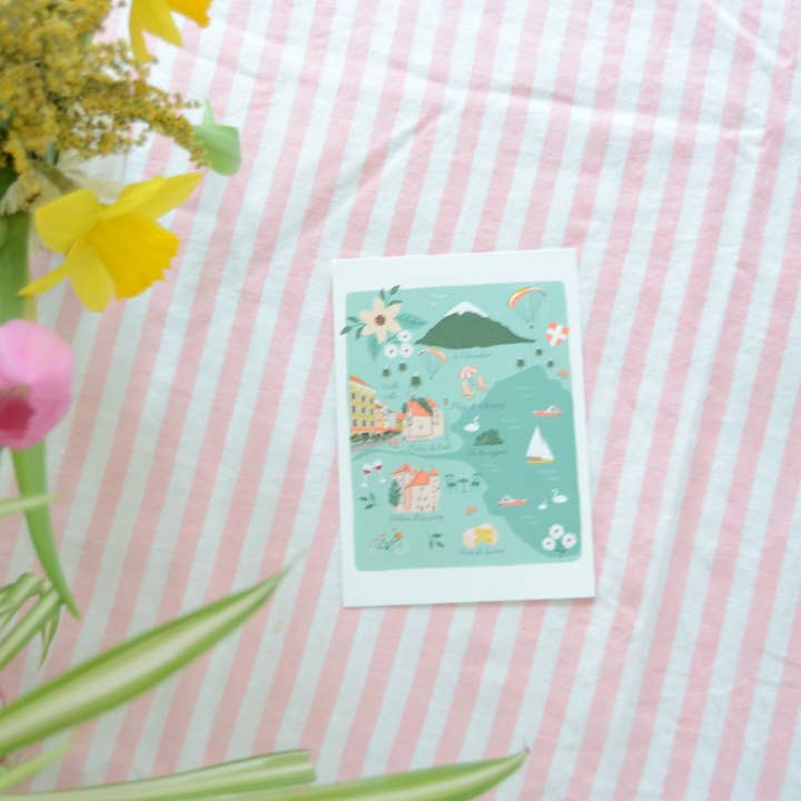 SLOWING OUT - Venta al por mayor Tarjeta postal - Postal ilustrada de Annecy