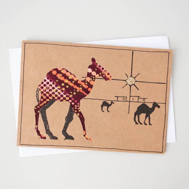 Weihnachts-Kamelkarte für den Großhandel von Amani ya Juu