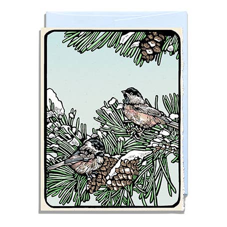 Black Capped Chickadee for wholesale by Daniel Joseph Durkin Illustrations