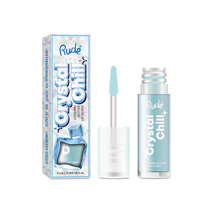 Rude Cosmetics - Wholesale Lip Gloss - Crystal Chill Cooling Glitter Lip Gloss3
